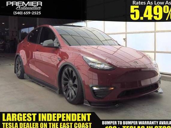 TESLA MODEL Y 2022 7SAYGDEF3NF376870 image